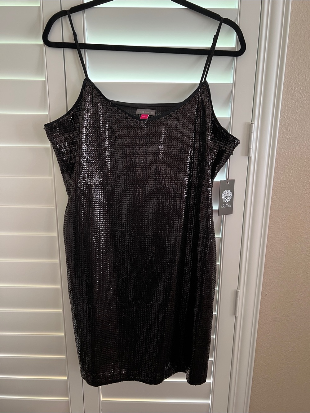 Vince Camuto Sequin Slip Style Dress